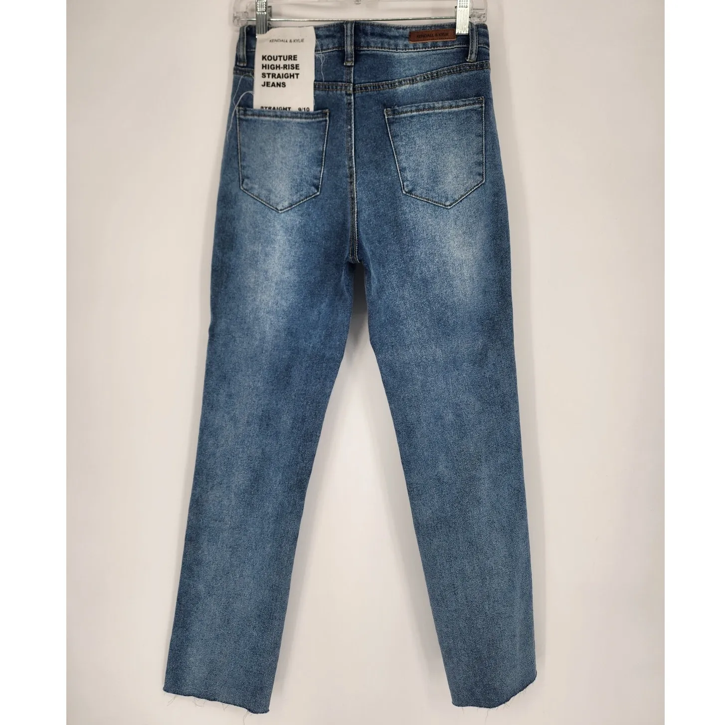 Kendall & Kylie Kouture High-Rise Straight Jeans San Bernardino Wash Size 9/10 - Image 3