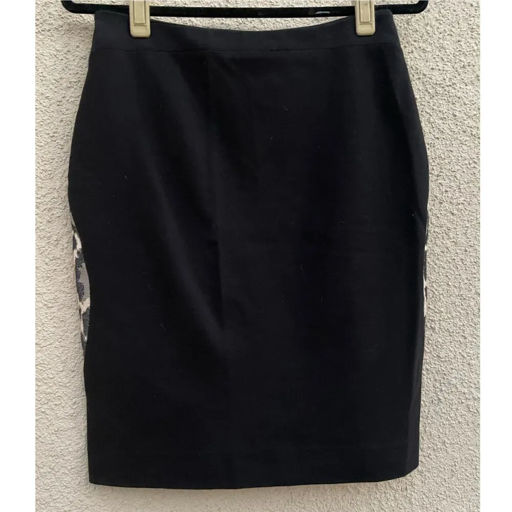 DVF Emma Leopard Print Pencil Skirt Black 4 Diane von Furstenberg - Image 8