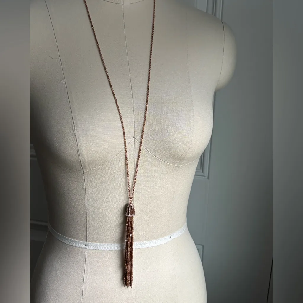 Alexis Bittar Gold Beaded Necklace - Image 2