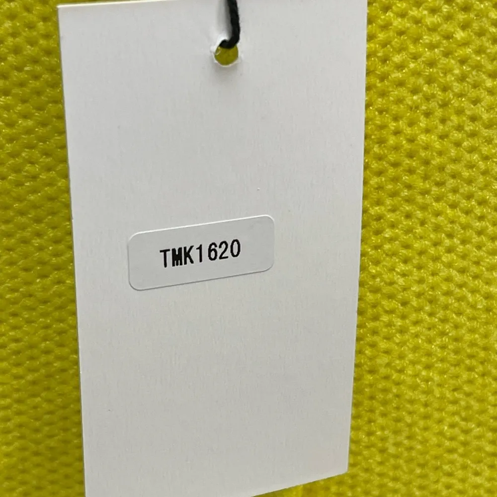 THML Cable Knit Yellow Cardigan, Size XL - NWT - Image 6