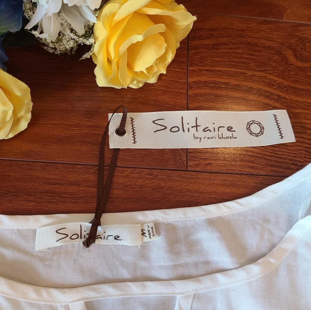 White Lace Tank Top Medium - Image 9