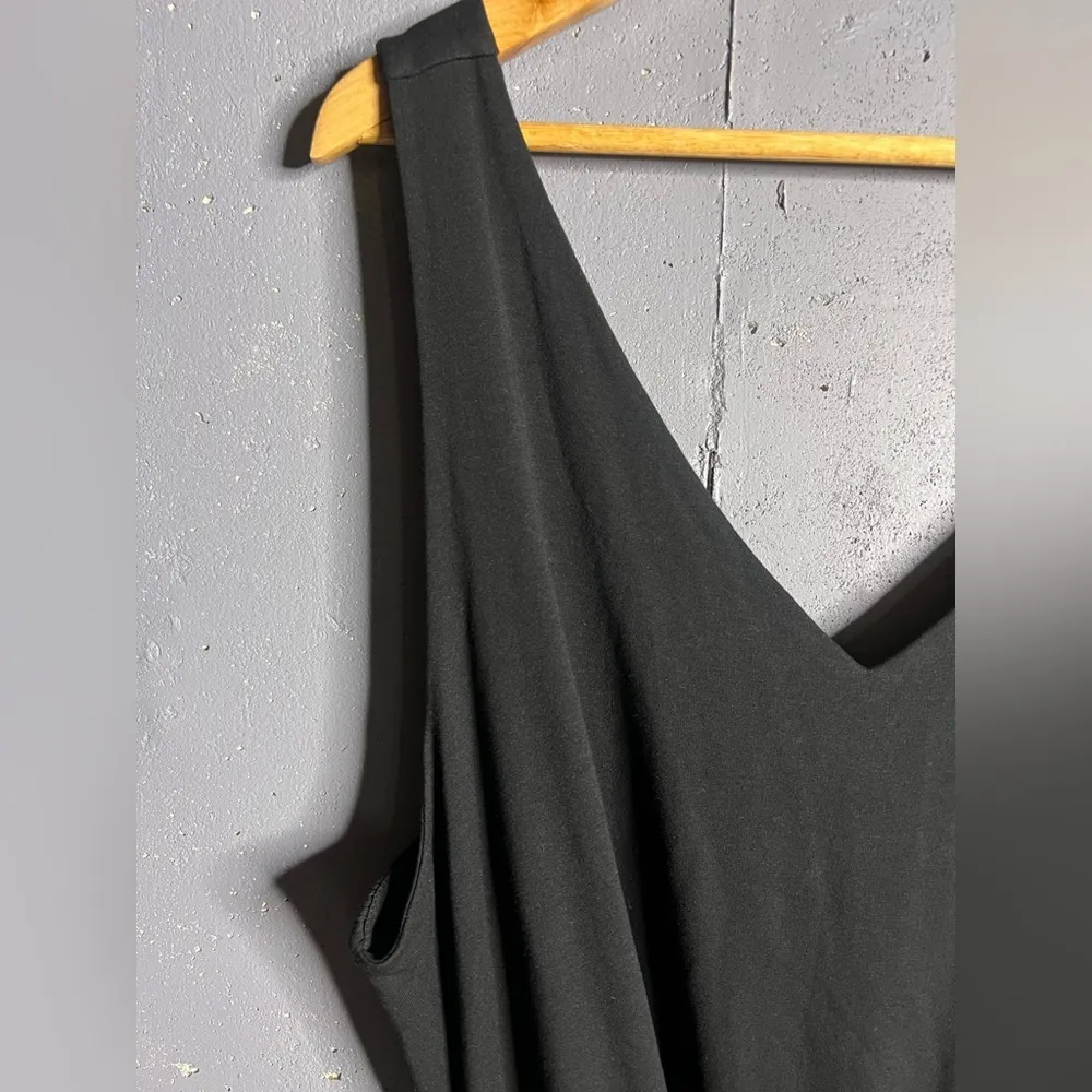 J Jill Wearever Collection Black sleeveless Jumpsuit Women's XLarge - Image 5