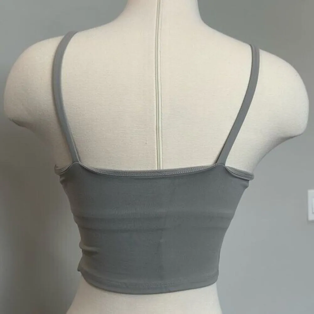 Halara  In My Feels Basic Yoga Padded Workout Cropped Tank Top Activewear NWT S - Image 4