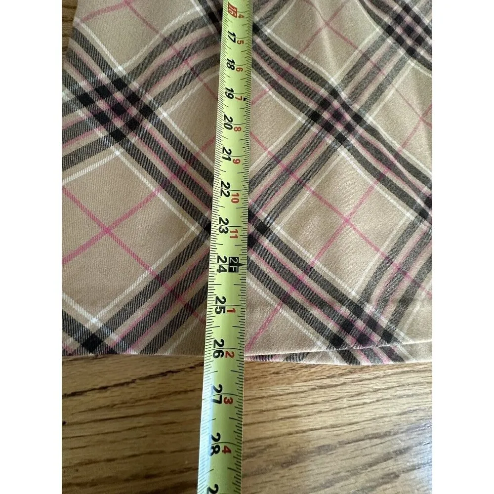 Lands End Size 16 Nova Print Skirt A-Line Wool Plaid Lined Academia Pockets - Image 4