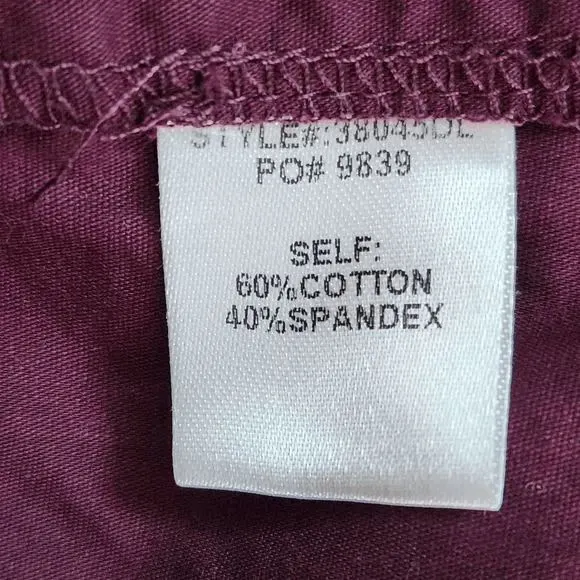 Skies are Blue Oxblood Top with Statement Sleeves Size Small Burgundy Blouse - Image 5