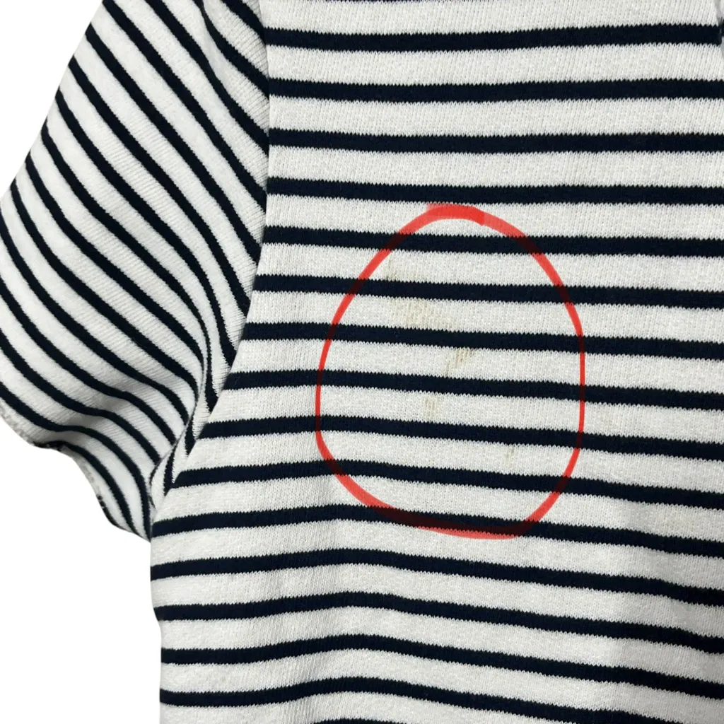 Frank & Eileen Lauren Polo Dress Heritage Navy White Stripe Women’s Medium - Image 13