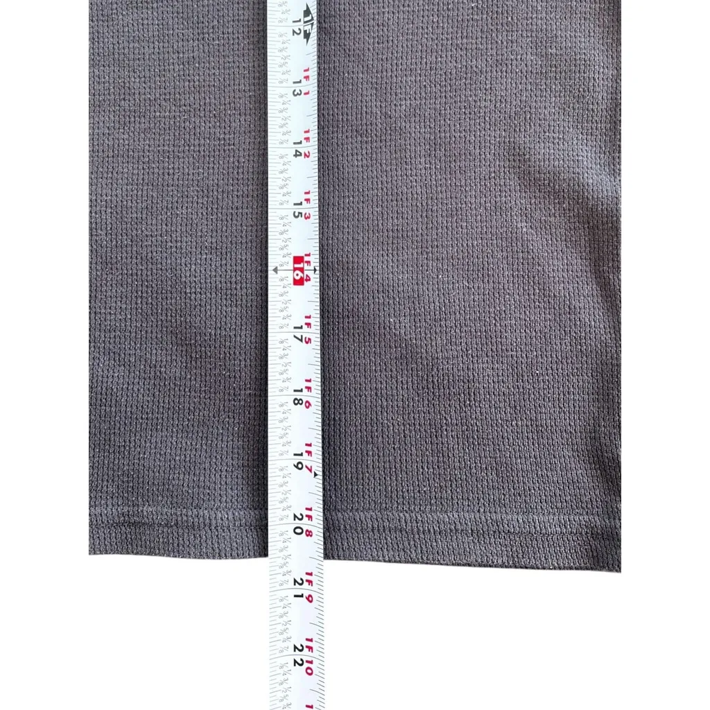 Hurley Desert Weaver Long Sleeve Waffle Knit Top Size Medium Y2K Inspired Skater - Image 6