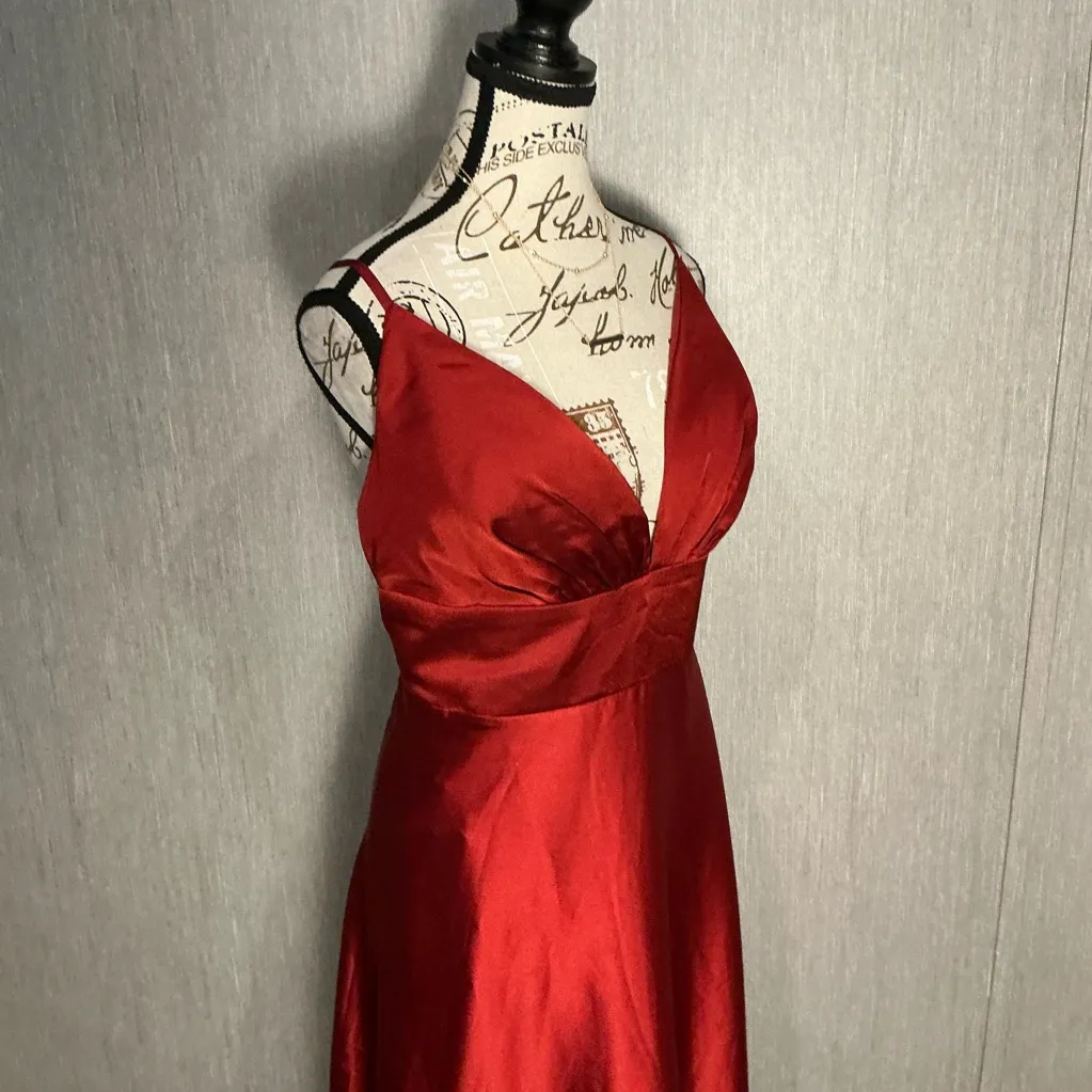 JJ’s House Elegant Red Evening Gown Size 16 - Image 5