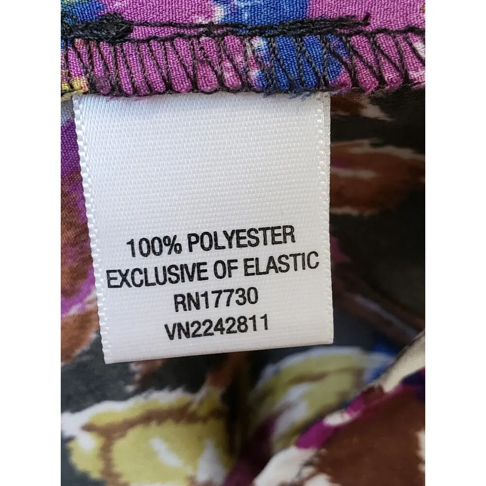 Xhilaration Fit & Flare Dress Women's Size XL Multi Floral Stretch Smocked - Image 7