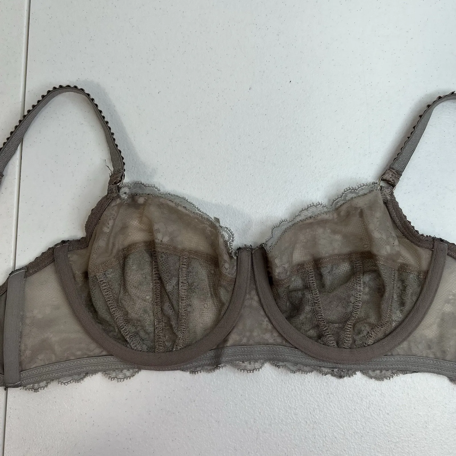 Elle Macpherson 32DD Intimates Bra Women’s Lace Underwire Balconette E75 - Image 8