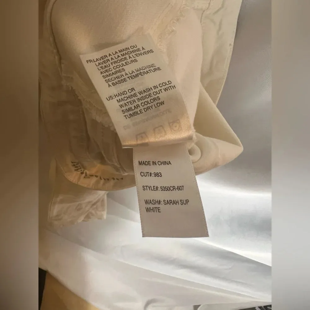 Articles Of Society White Skinny Jeans Womens Size 25 Stretch Denim - Image 5