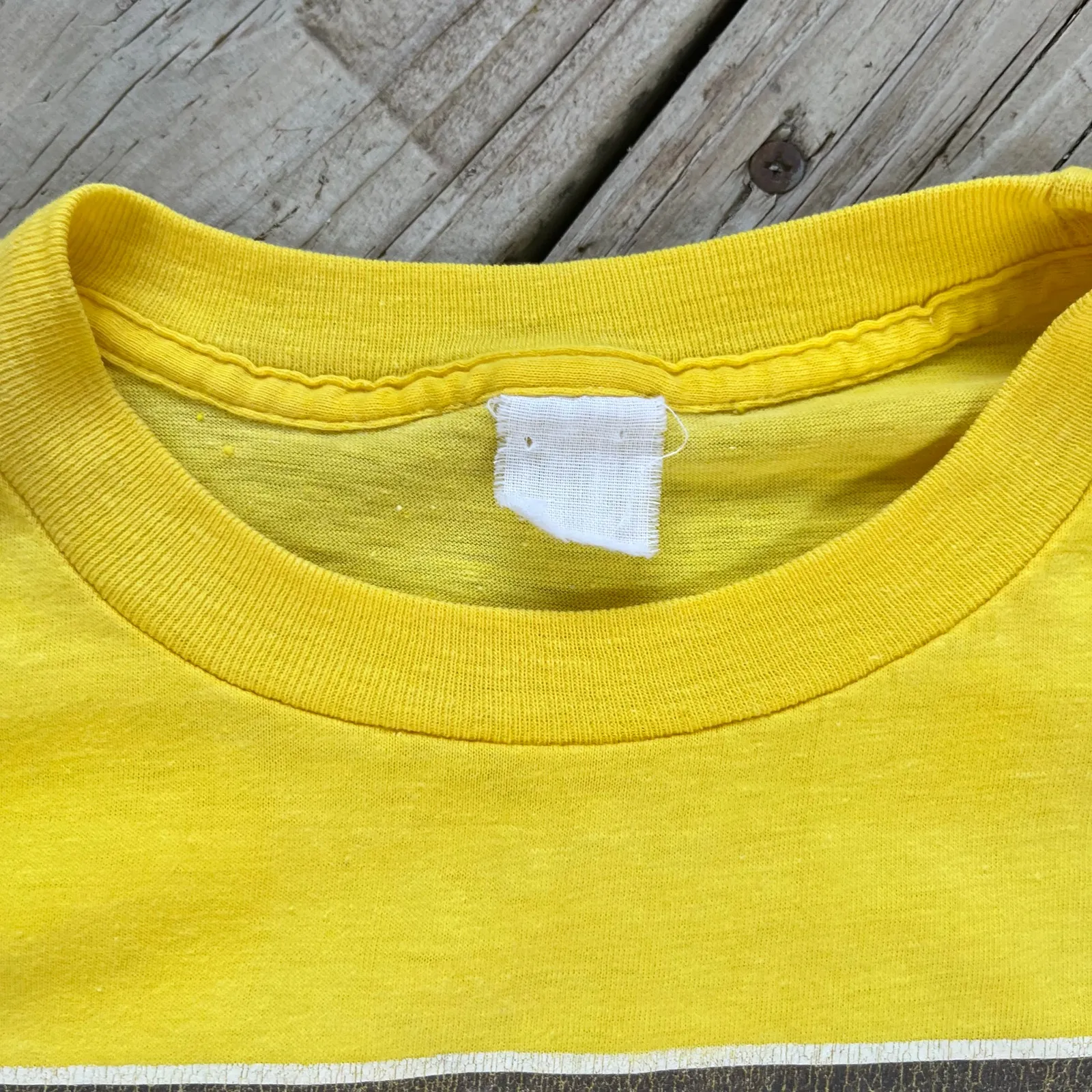 Women's Vintage 70's Era Yellow Farrah Fawcett Iron - Image 4