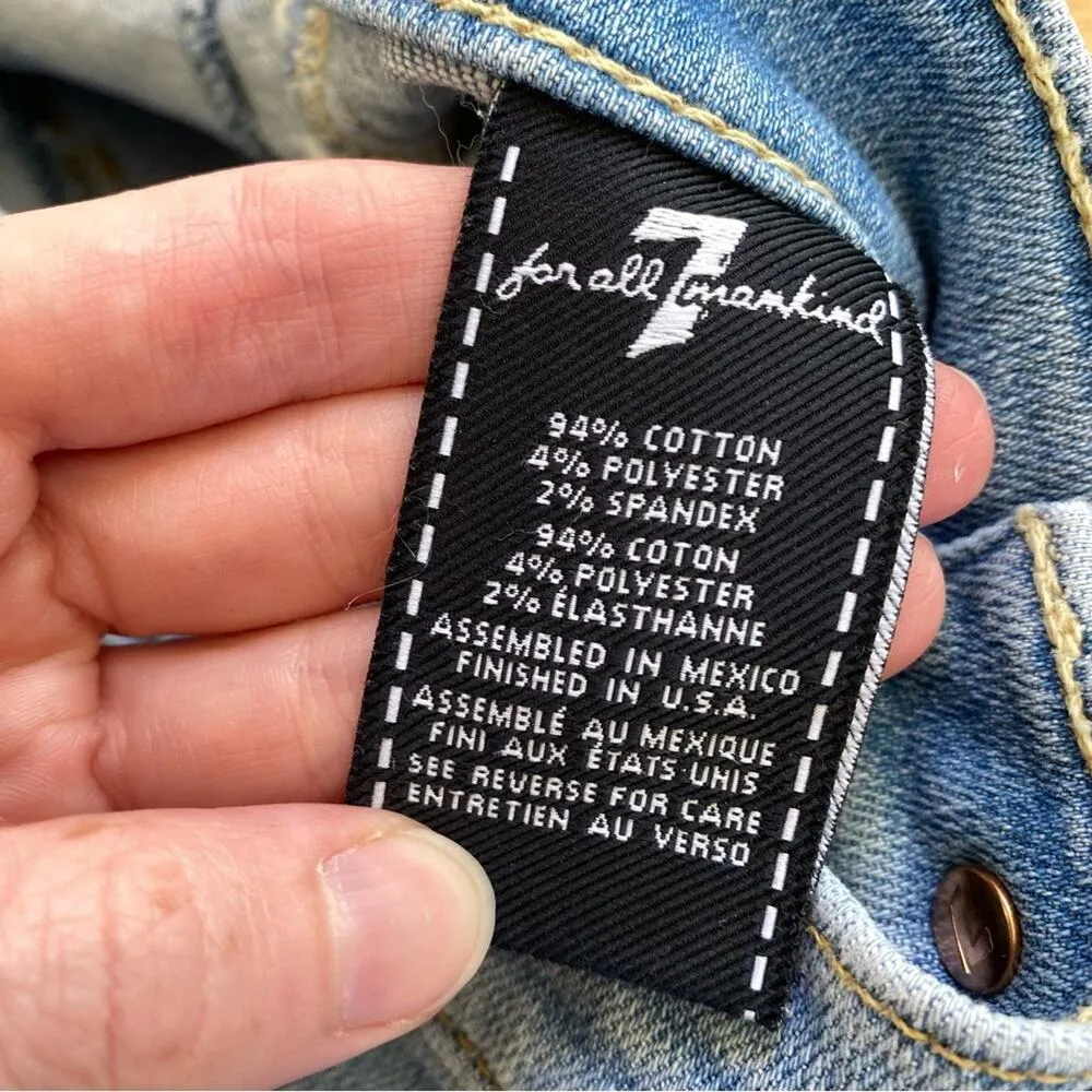 7 For All Mankind - Cropped Alexa With Patch Pockets Jeans - Image 5