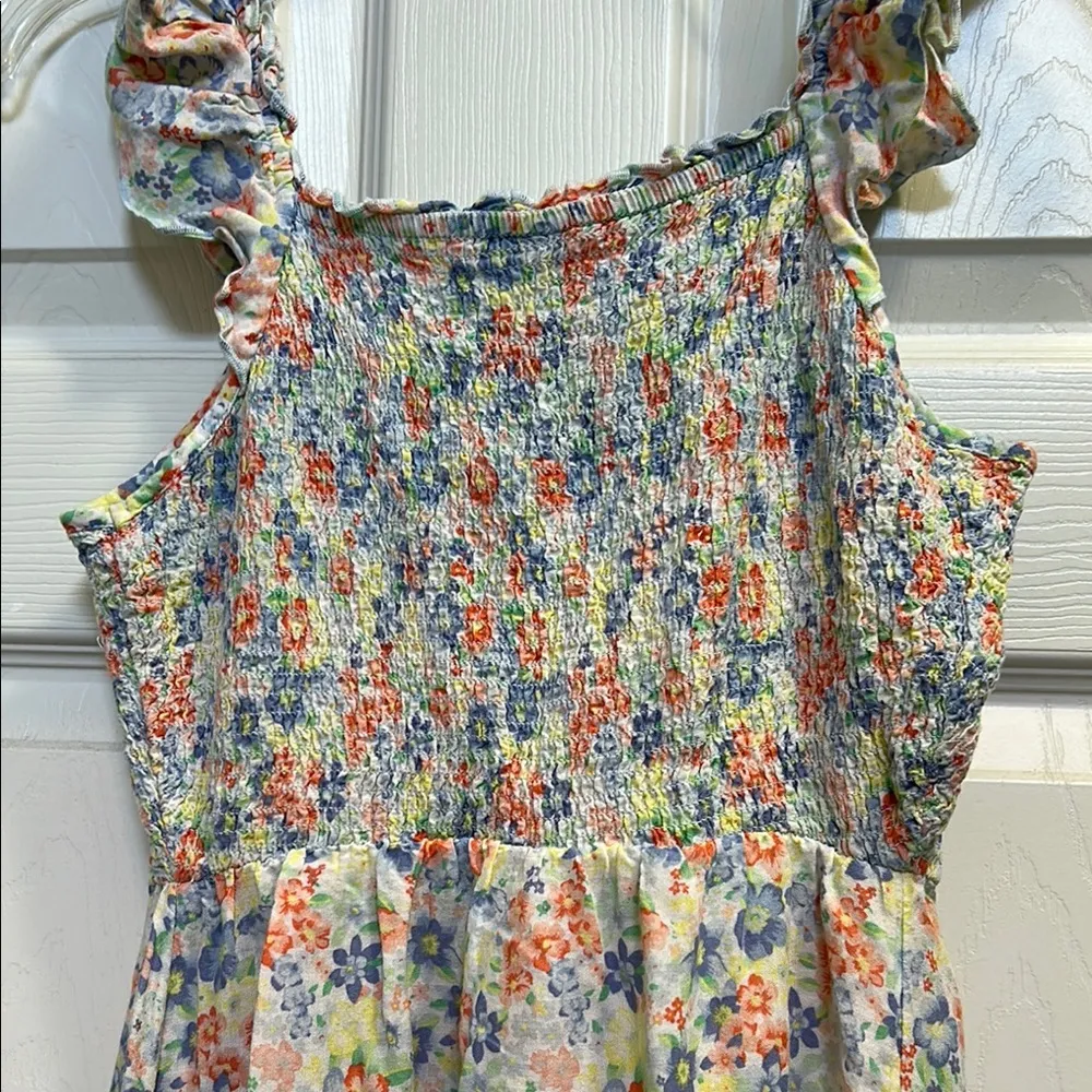 Old Navy Floral Ruffle Maxi Dress XS - Image 4