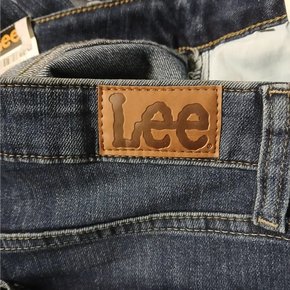 Lee Bootcut Jeans Womens 8 Short Blue Dark Wash Denim Mid Rise Western Gorpcore - Image 9