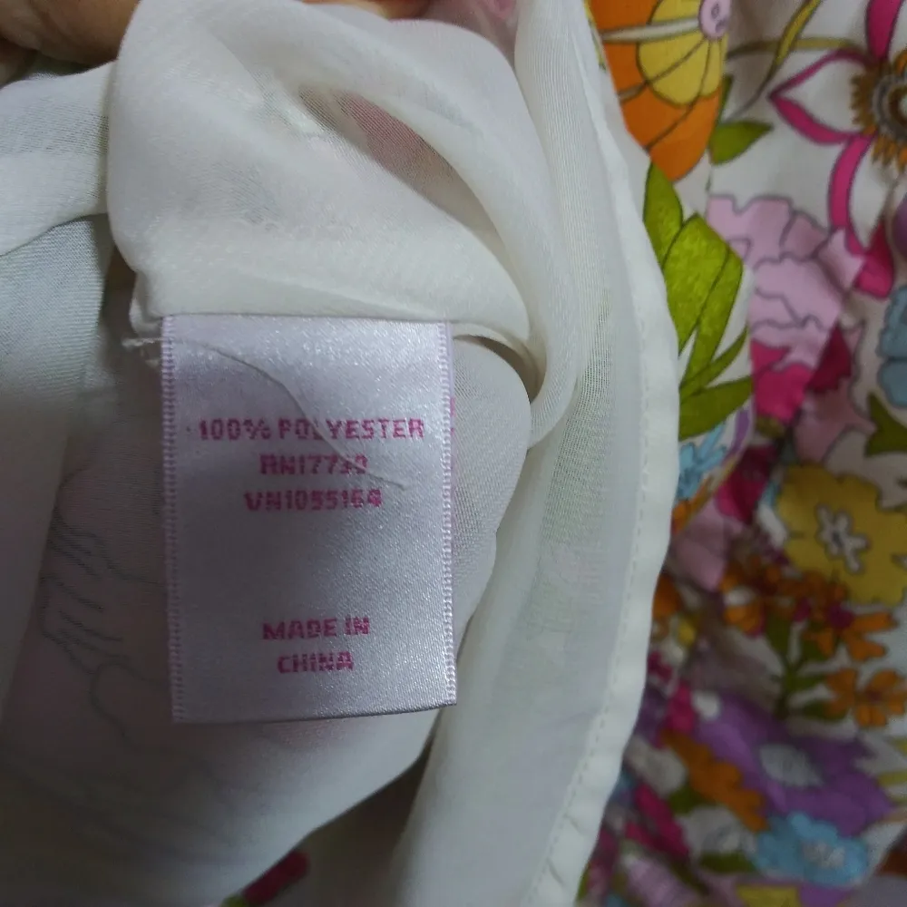 Liberty of London for Target Retro Floral Sun Dress Size Small Pink - Image 7