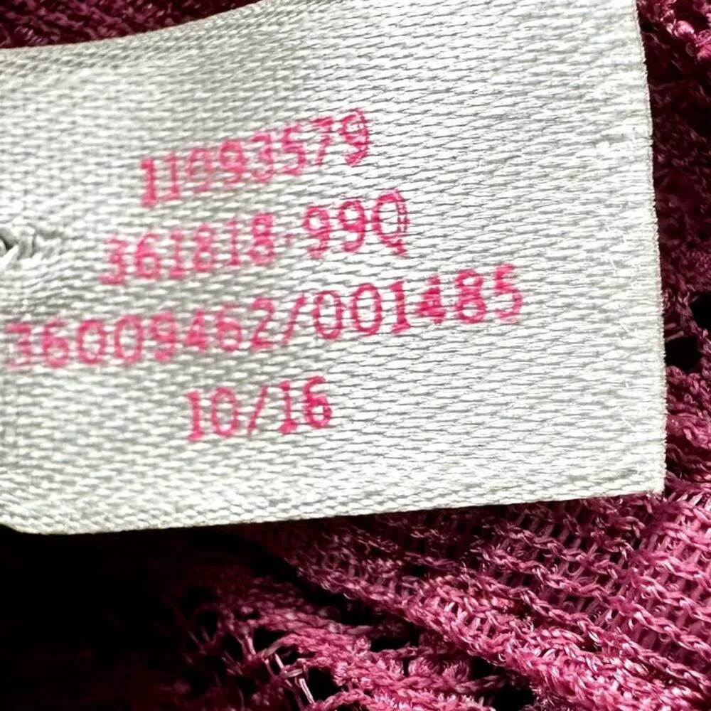 Pink Victoria's Secret Lace Bralette Mesh Wireless Breathable Mauve Medium - Image 4