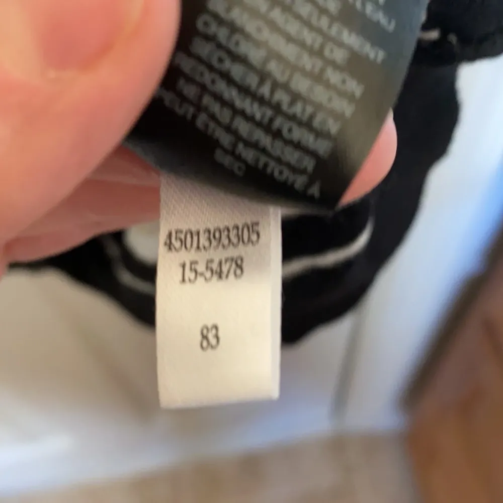 White House Black Market Striped Sweater Women EUC Sz Sm Black Gold - Image 100