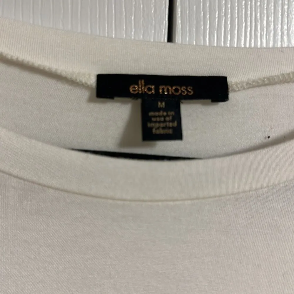 Ella Moss Women’s White Ruffle Tank Top - Image 2