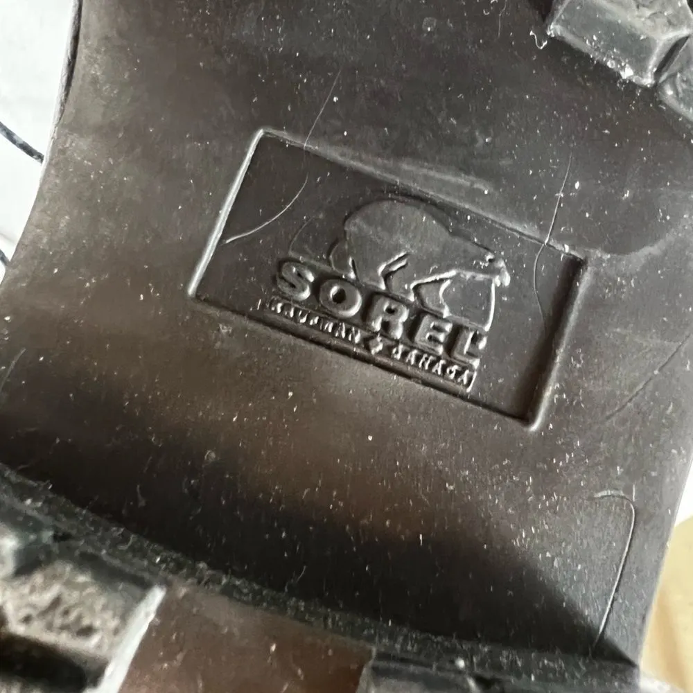 Vintage Sorel Made in Canada Leather Faux Fur Boots - Image 9