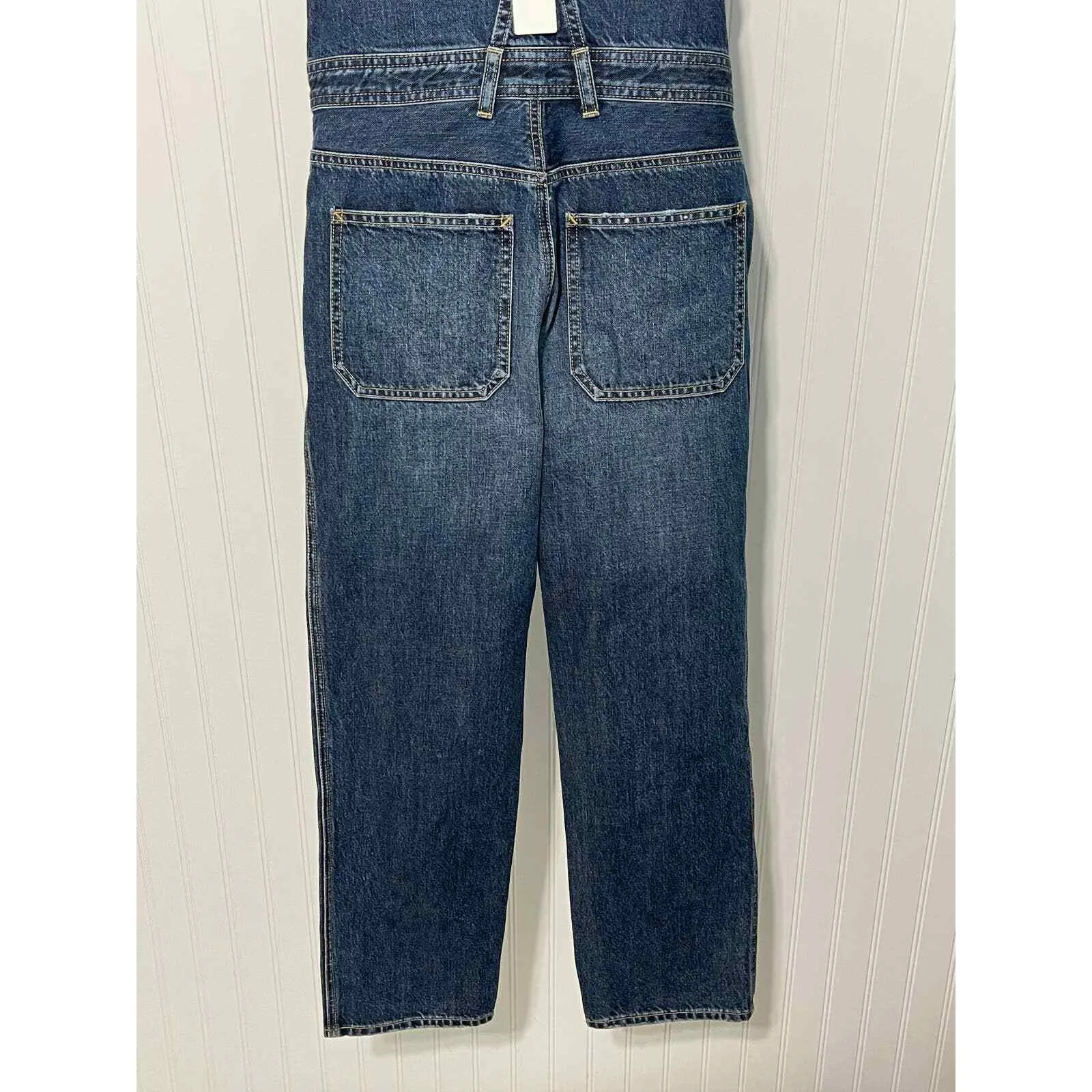 AG Adriano Goldschmied The Mable Vintage Denim Overalls Jumpsuit‎ Women's Small - Image 13