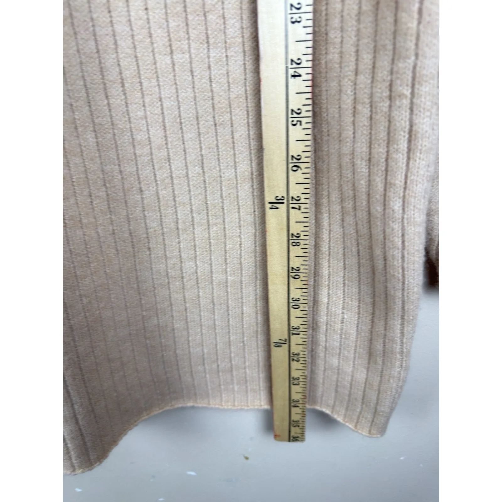 Princess Polly Women’s Ribbed Knit Sweater Dress Size L/XL Tan Brown - Image 8