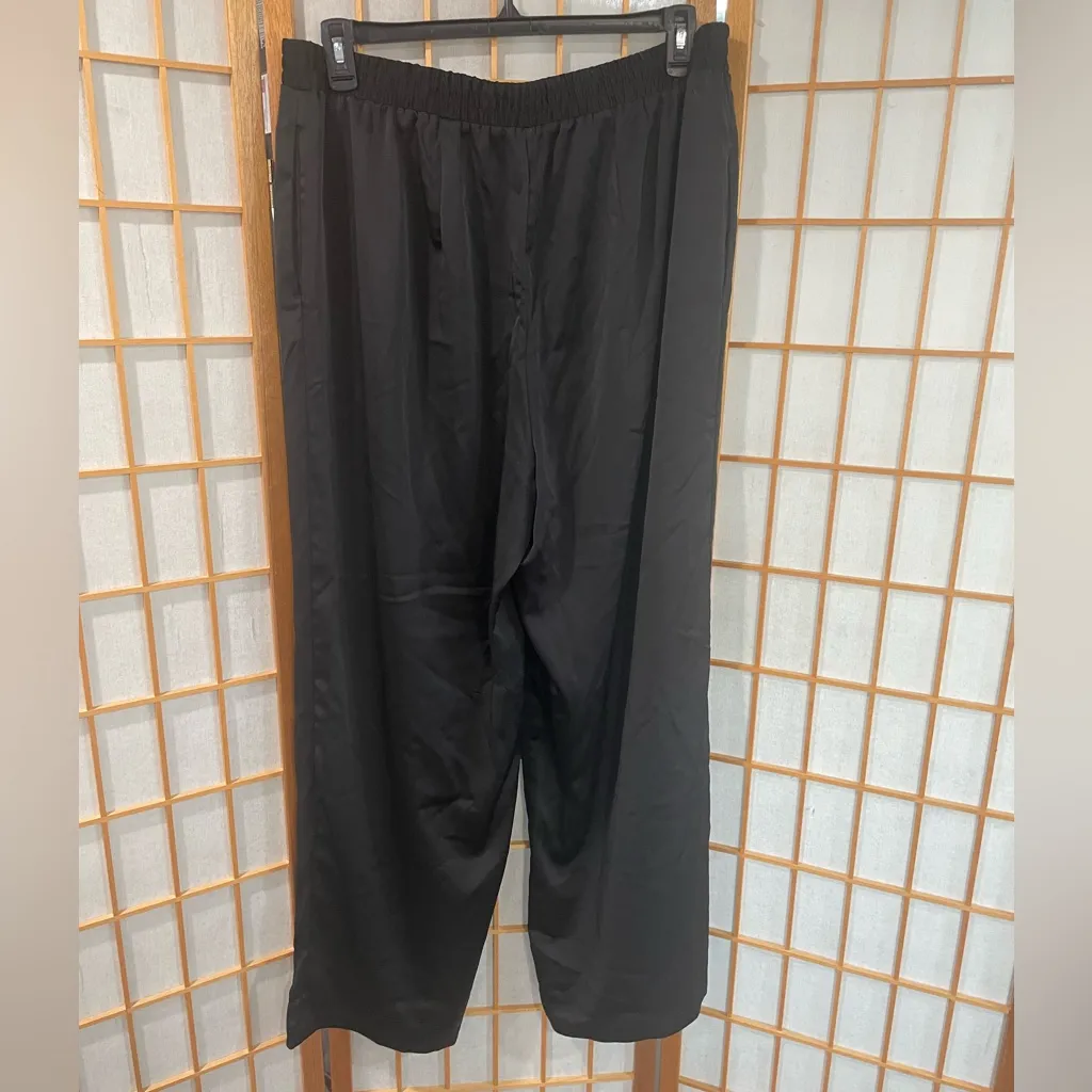 Eloquii women Elegant wide leg Black Dress Pants - Image 2