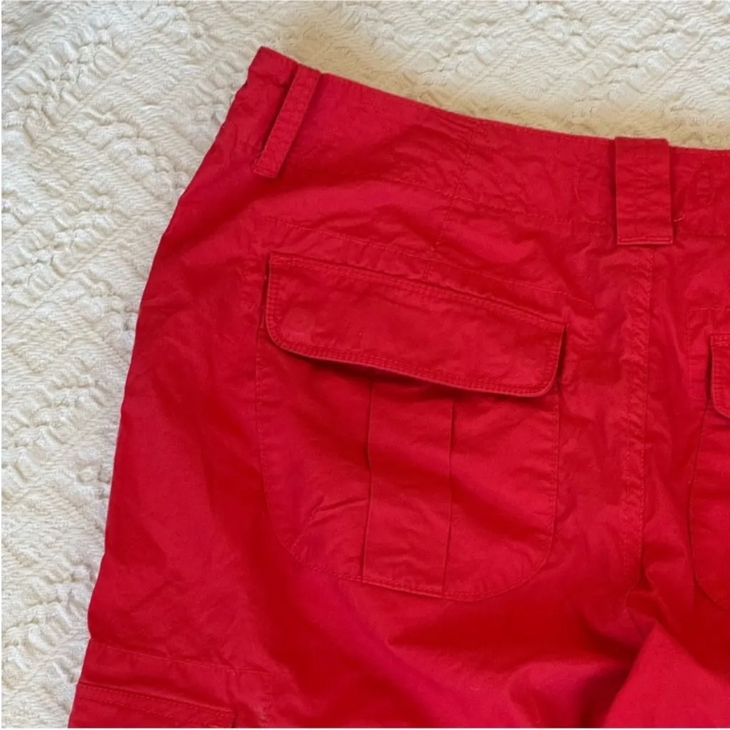 Ralph Lauren  Red Ankle Cropped Cargo Pants - Image 11