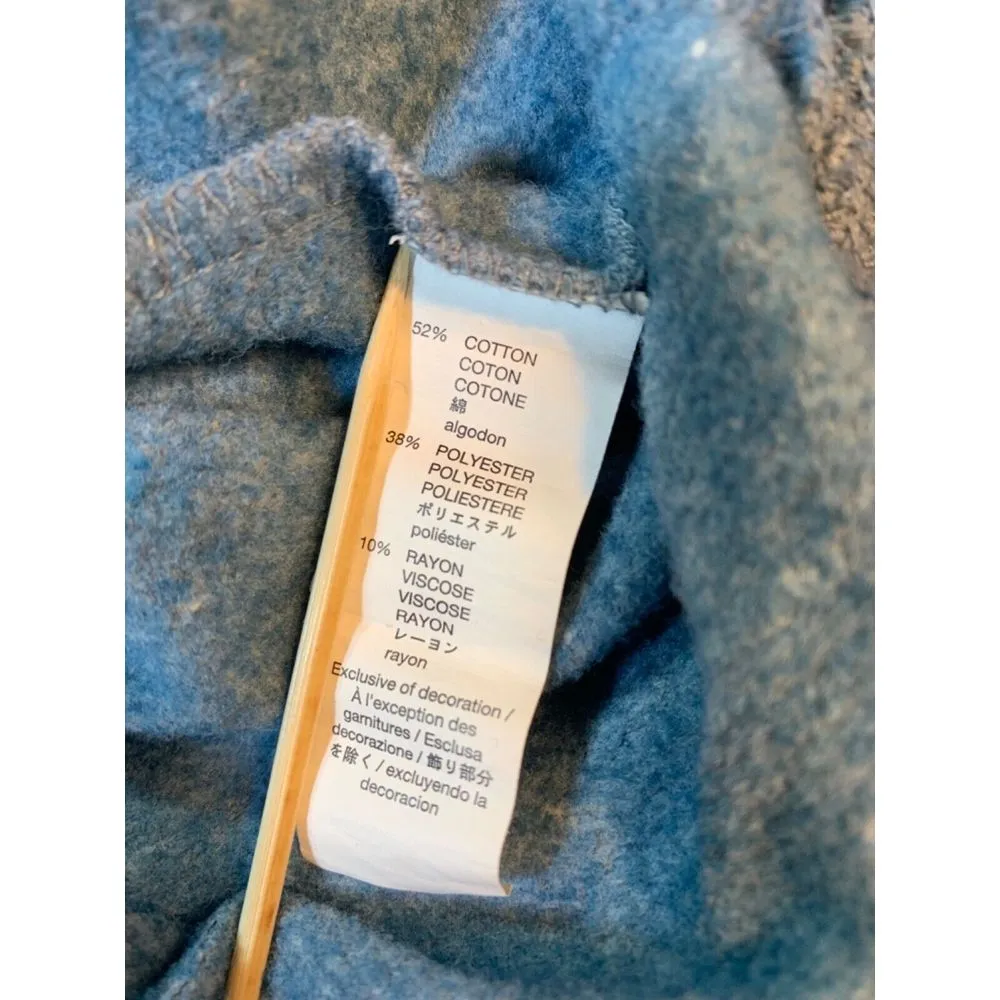 Gap San Francisco CA Sweatshirt‎ Women's Medium Blue Pullover Spellout Compass - Image 8