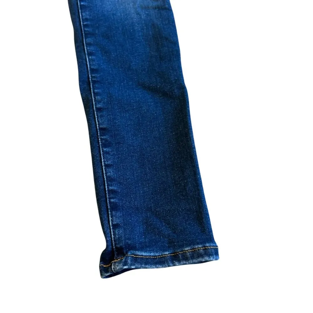 Good American Power Stretch Pull-On Skinny Jeans Dark Wash Size 3 Large Women's - Image 4