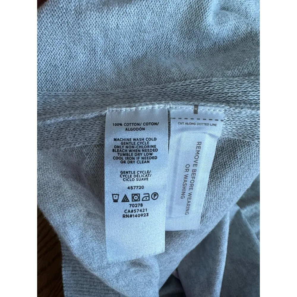 Vintage LOFT 100% Cotton Short Sleeve Knit Top With Eyelet Sleeves Casual - Image 10