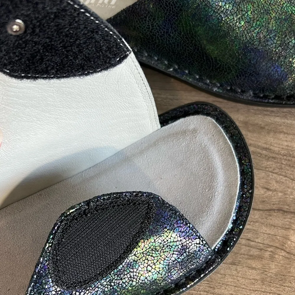 Alegria Vivica Aura Iridescent Slide Women's Sandals Size 38 aka 8  #2521 - Image 7