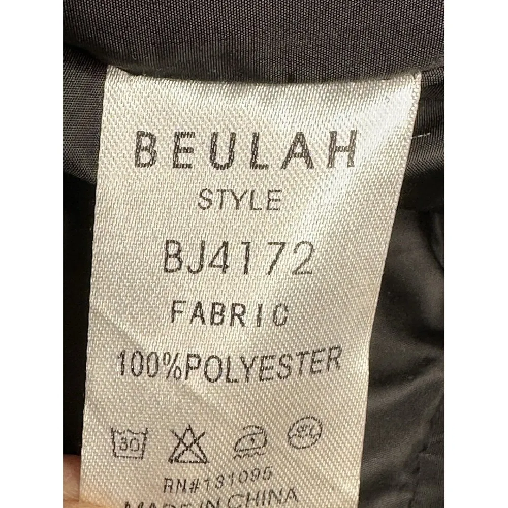 Beulah  STYLE Black Puffer Jacket‎ Size Large - Image 12