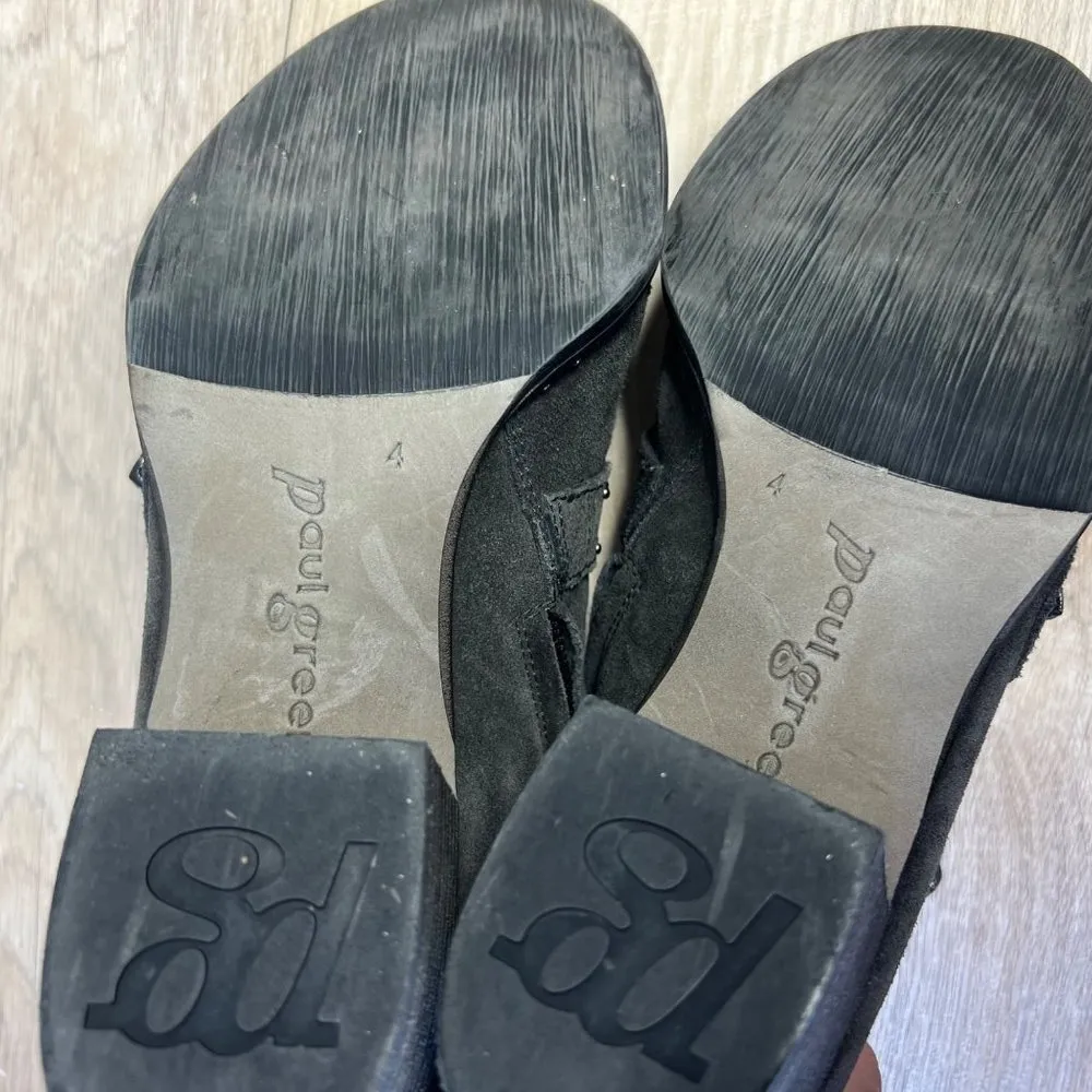 Paul Green Soho Moto Studded‎ Triple Strap Buckle Suede Ankle Boot Booties 6.5 - Image 7