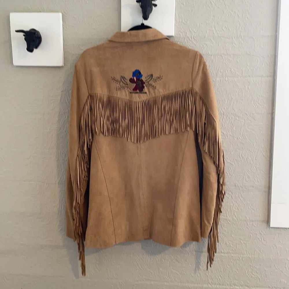 Idyllwind - goat suede fringed jacket with beading - Image 7