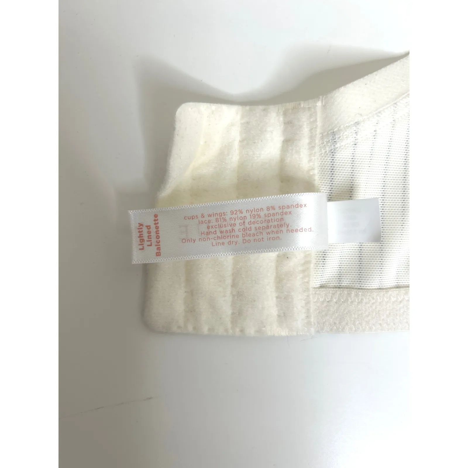 Cacique NWT Modern Lightly Lined Balconette Bra Size 46C Stripe Black Lace - Image 7