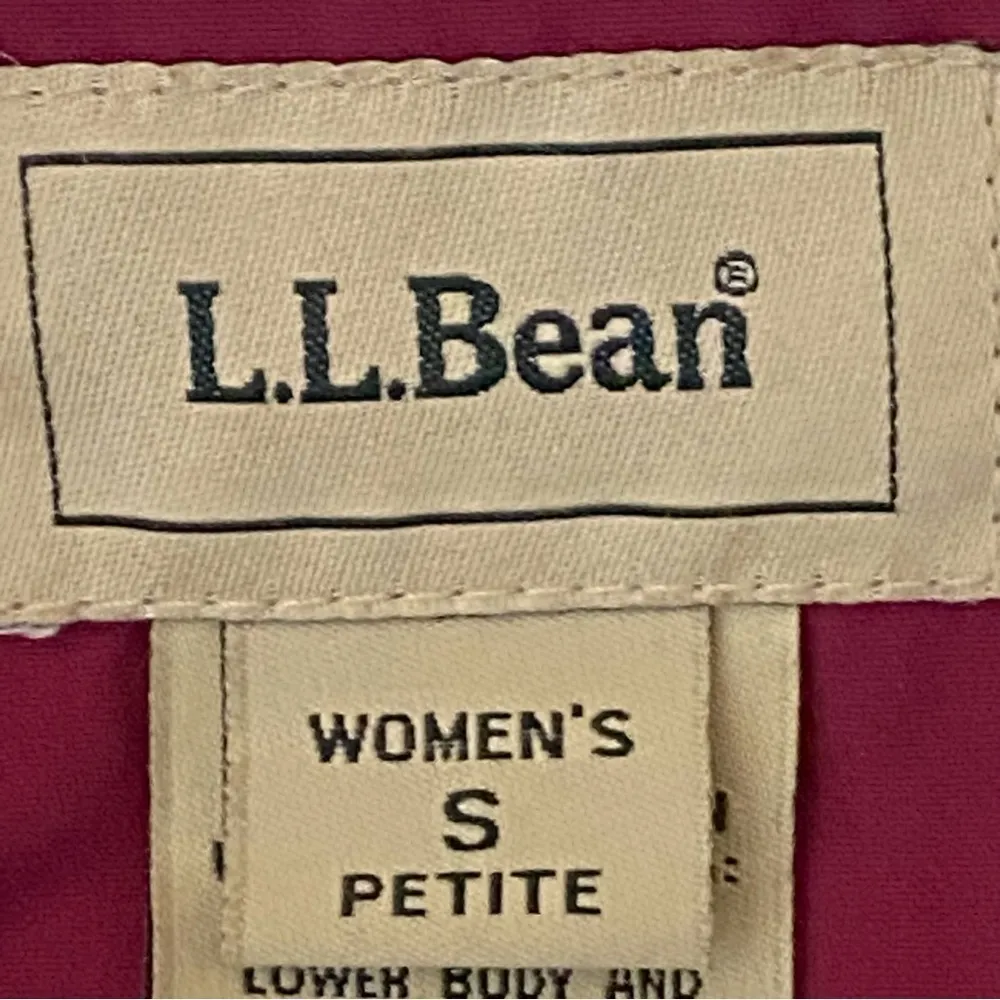 L.L.BEAN raspberry pink with grey trim Thinsulate Quilted winter coat Small VGUC - Image 10