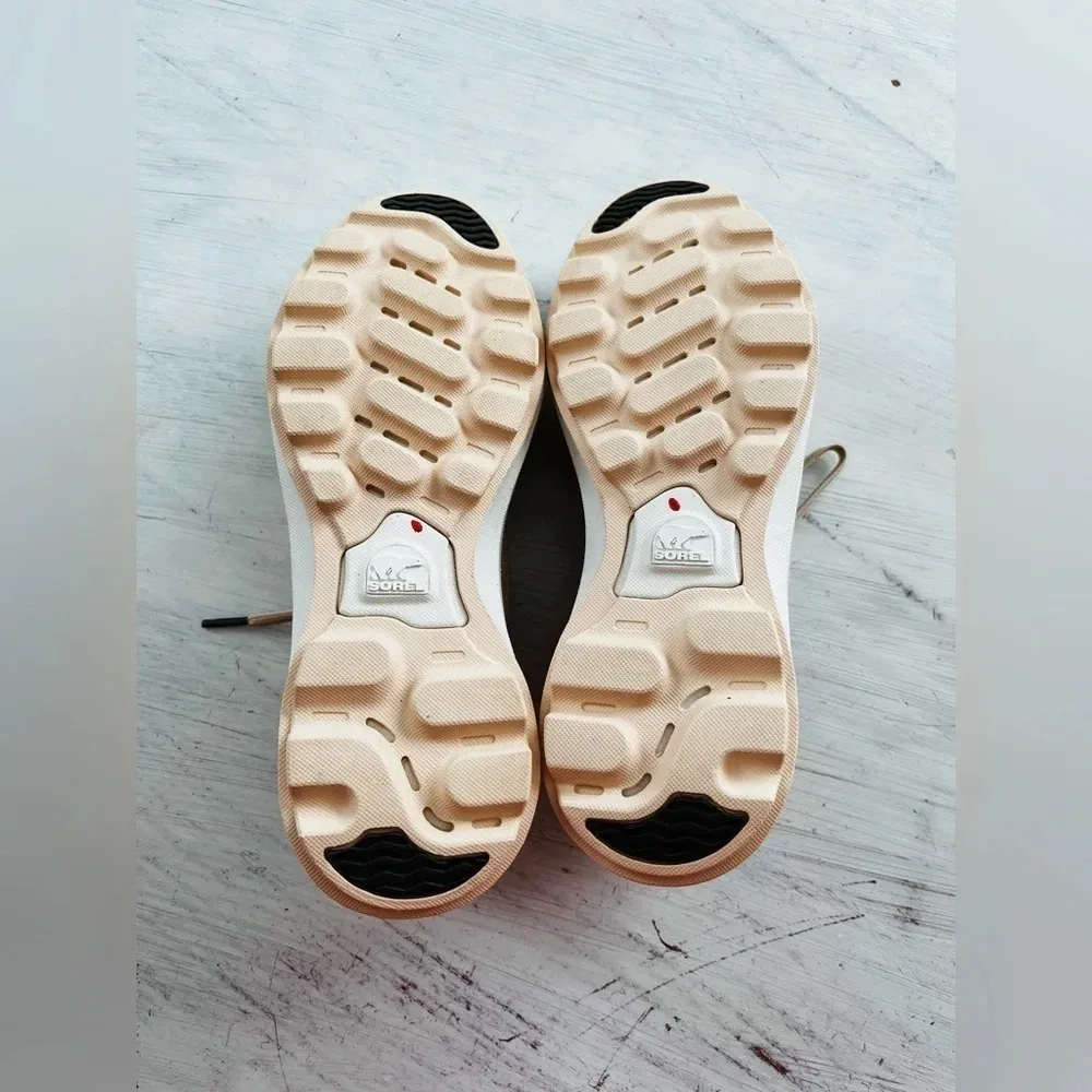 Sorel Ona 503 Low Top Platform Sneaker White Peach/ Nova Sand Size 7 NWOT $125 - Image 4