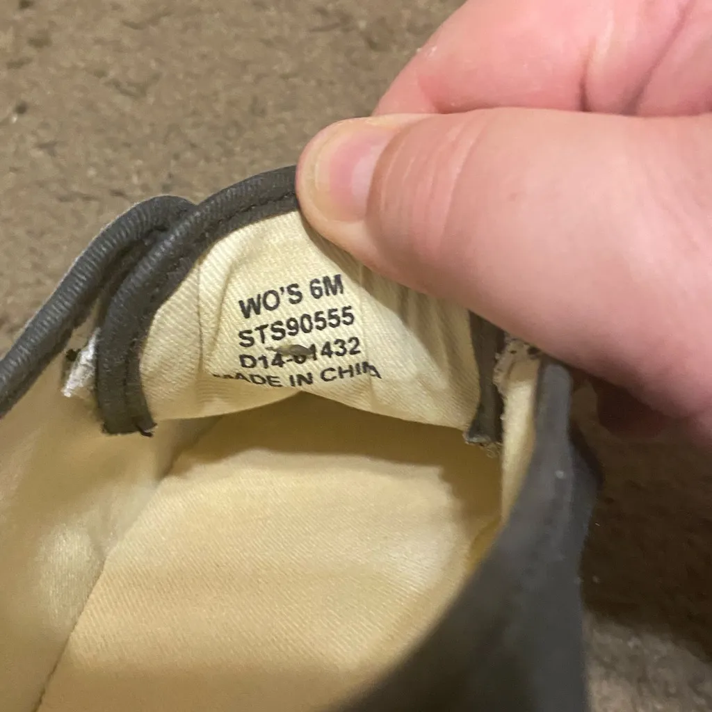 Womens Sperry Top-Sider Seacoast Comfort Canvas Flats Gray‎ White Size 6 - Image 5