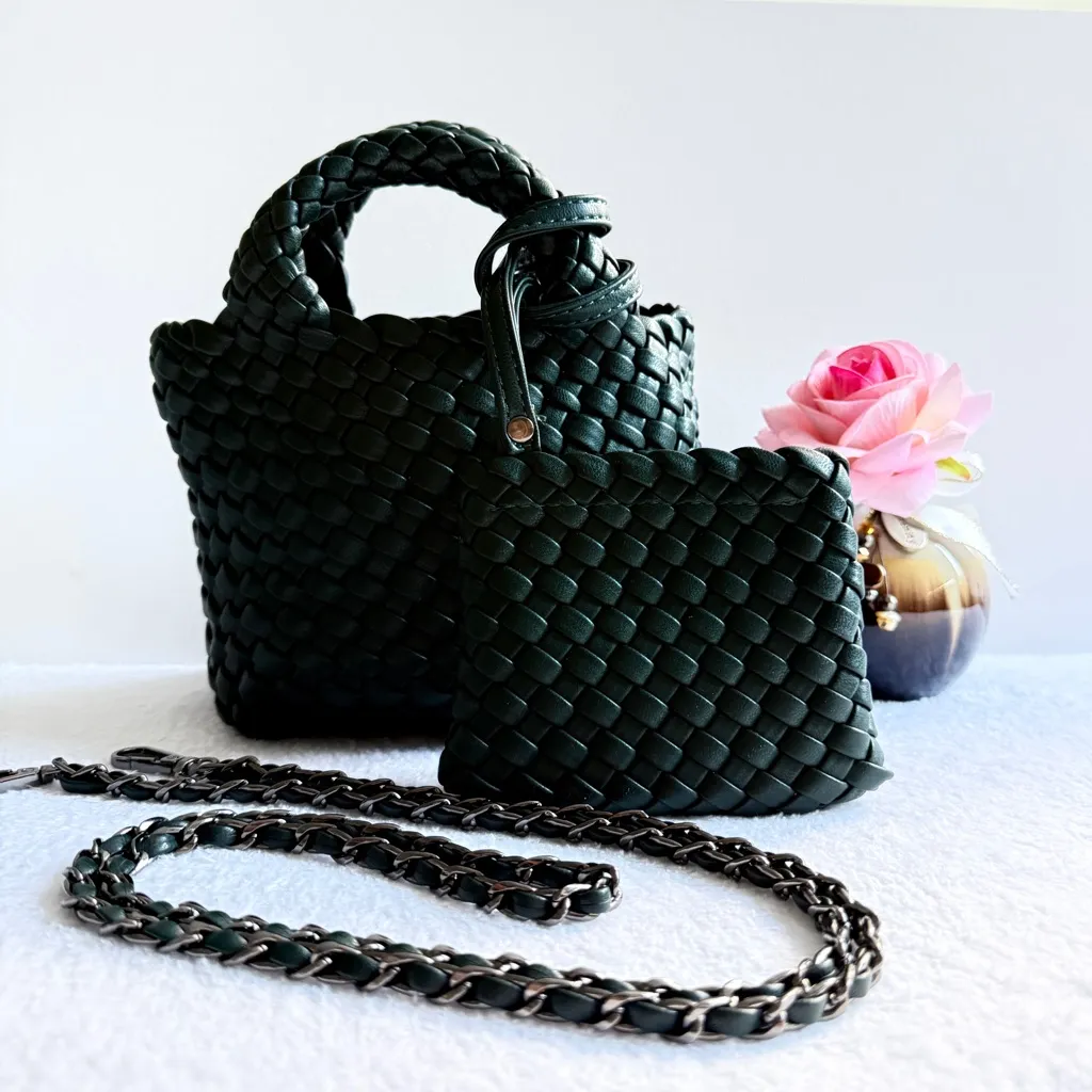 Braided Clutch with Coin Purse - Image 2