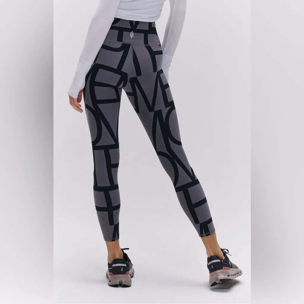 NWT Free People Movement Never Better Logo Leggings XS $118 Black - Image 2