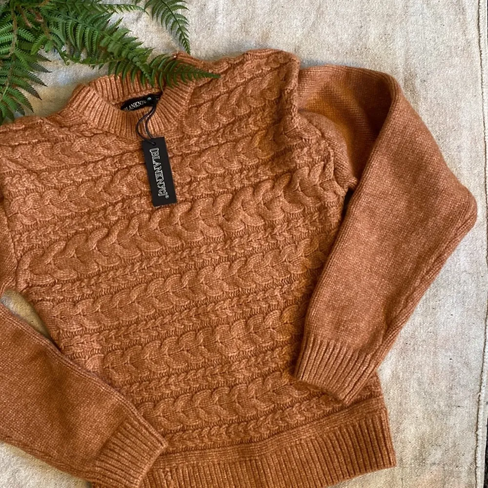 NWT Blank NYC Cable Knit Sweater - Image 3