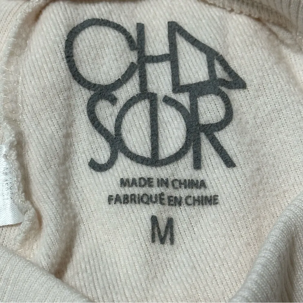 Chaser Vintage Women’s M Cream Ivory Rainbow Striped Pull On Lounge Jogger Pants - Image 7