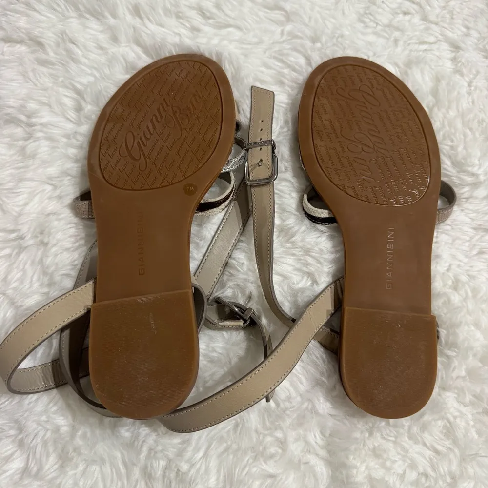 Gianni Bini  Strappy Tan Sandals Size 7 - Image 8