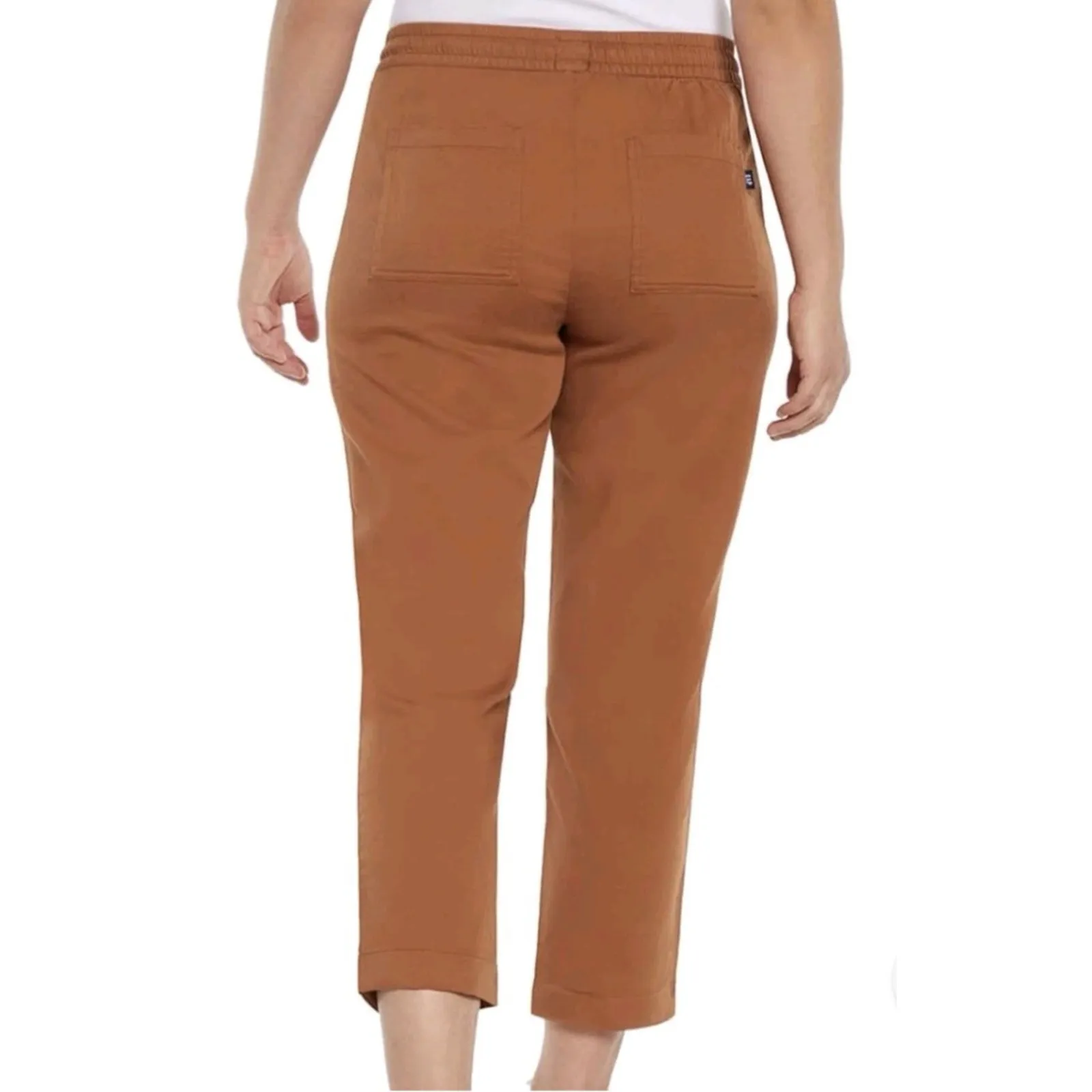 Gap  Women's Pants Easy Pull On Drawstring Orange Size Small - Image 13