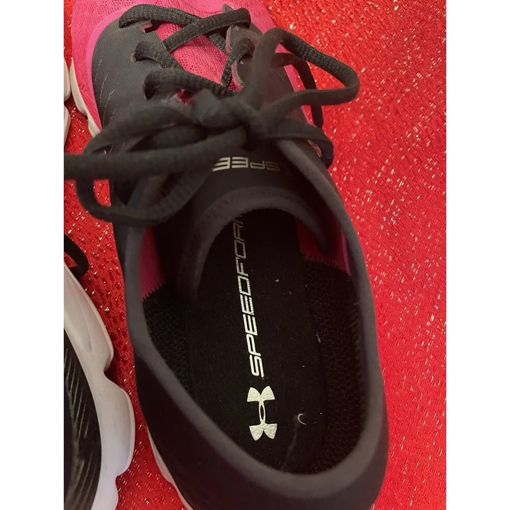 Under Armour Speedform Intake Womens Running Shoes Size 11 Trainers Pink Black - Image 14