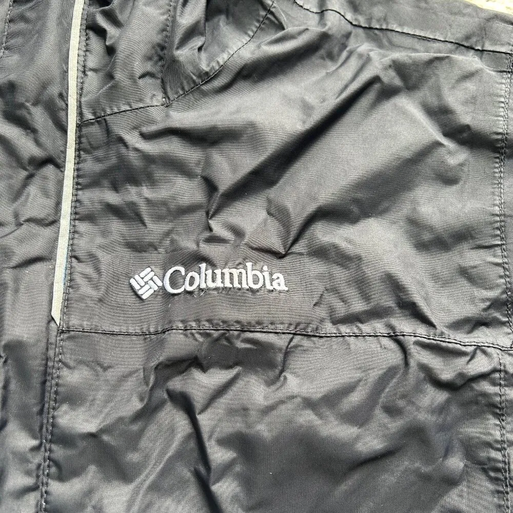 Columbia black jacket lightweight hooded windbreaker women size XS - Image 5