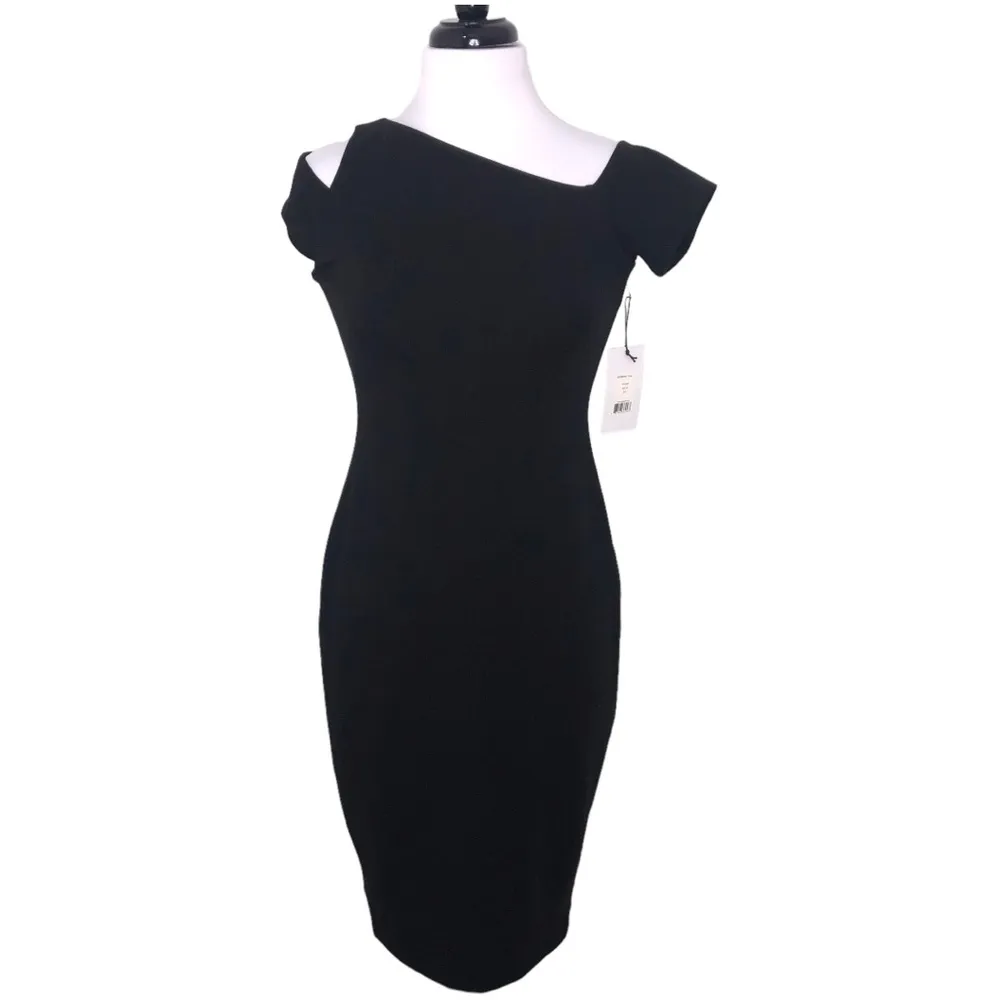 Bailey 44 Black Caribbean Cutout Fitted Dress Medium NWT - Image 5