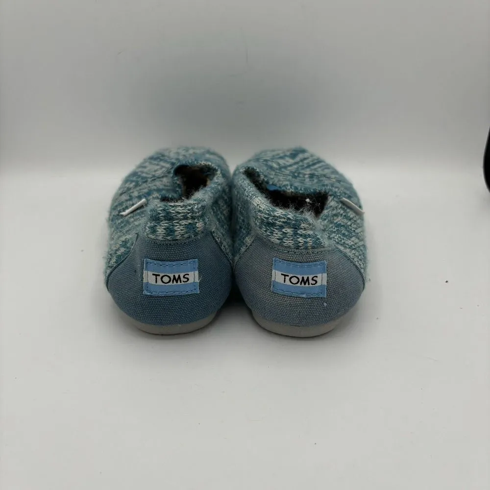 TOMs Flats Women's 8 Multicolor Tweed Casual Slip On Alpargata - Image 3