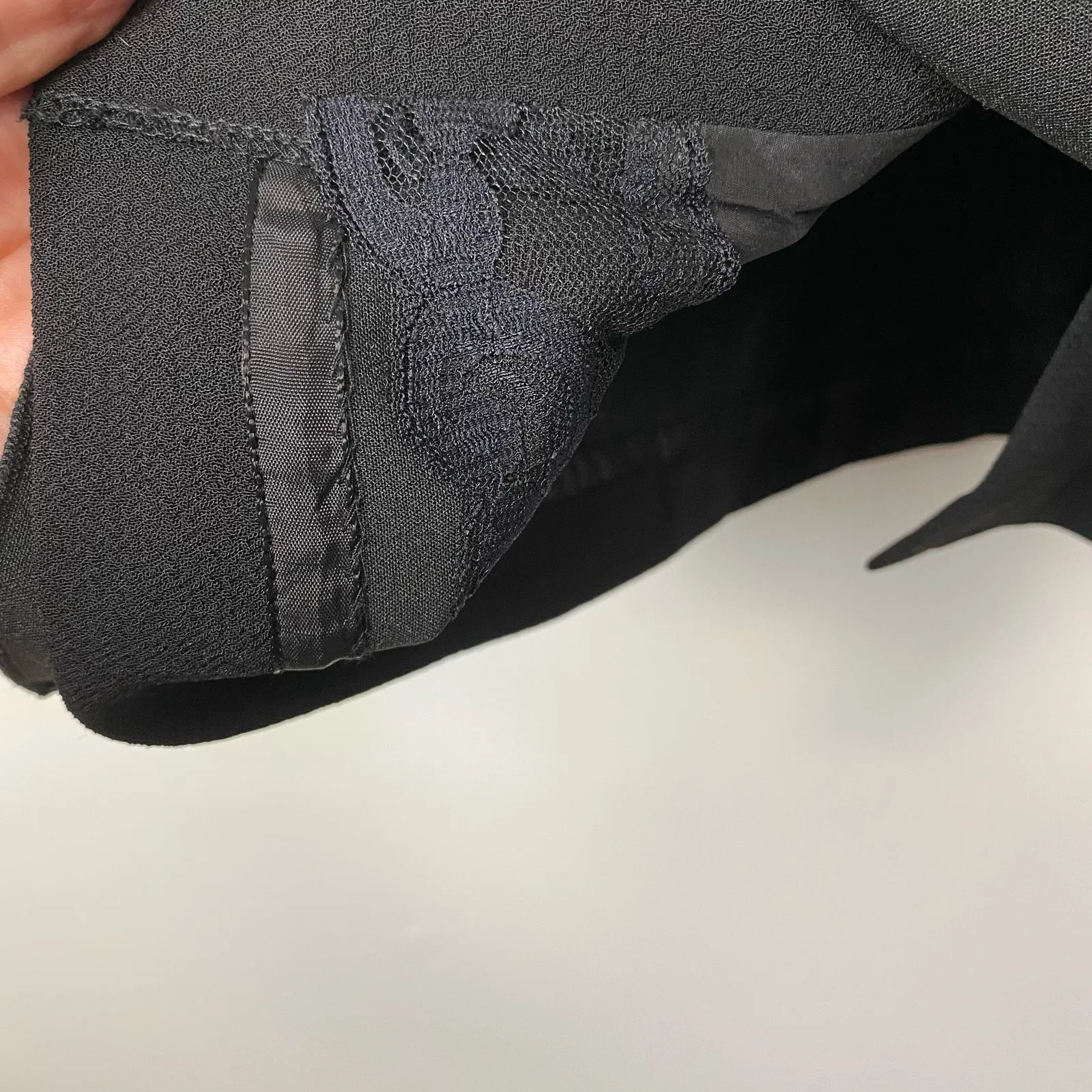 Trina Turk Black Ruffled Genius Strapless Convertible Cocktail Dress Size 4 - Image 16